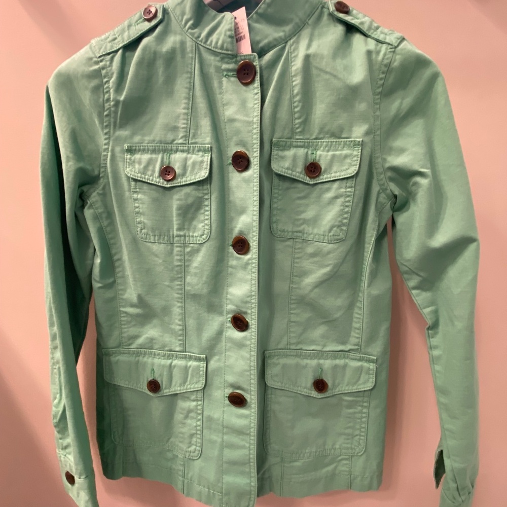 NWT Talbots green jacket